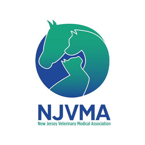 A horse, dog, and cat are silhouetted within a circle.